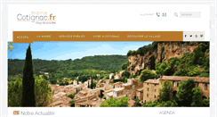 Desktop Screenshot of mairiecotignac.fr